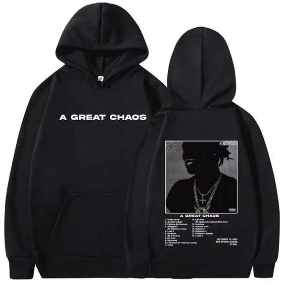 Ken Carson A Great Chaos Hoodies Unisex Fashion Sweatshirt Pullover Casual Streetwear