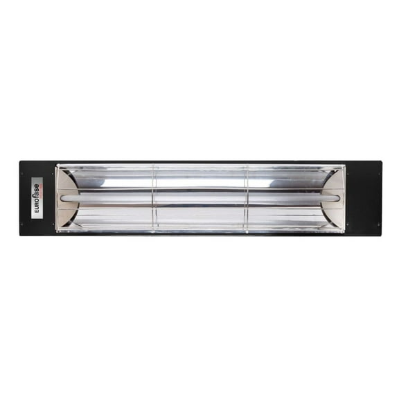 Eurofase Heating - 2000 Watt Single Element 39 Inch Electric Patio Heater-240 Voltage-Black Finish-No Fascia Decorative Fascia
