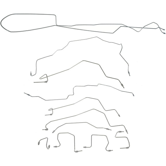 Dorman 919-258 Brake Hydraulic Line Kit for Specific Dodge Models Fits select: 1998-1999 DODGE RAM 1500