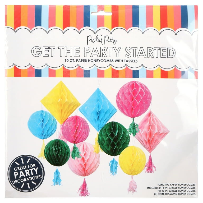 Balloon Weight Centre Pom Pastel Multi Balloon Weight Centre Pom Pastel Multi