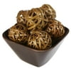 Nearly Natural 12pk Decorative Balls, Brown