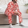 thumbnail image 7 of Sikiie Beef1 Mens Pajama Set, Soft Warm Long Sleeve Sleepwear, Cozy Button-Down Pjs for Men-X-Large, 7 of 7