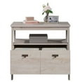thumbnail image 3 of Sauder Trestle Engineered Wood Lateral File Cabinet in Chalked Chestnut Finish, 3 of 11