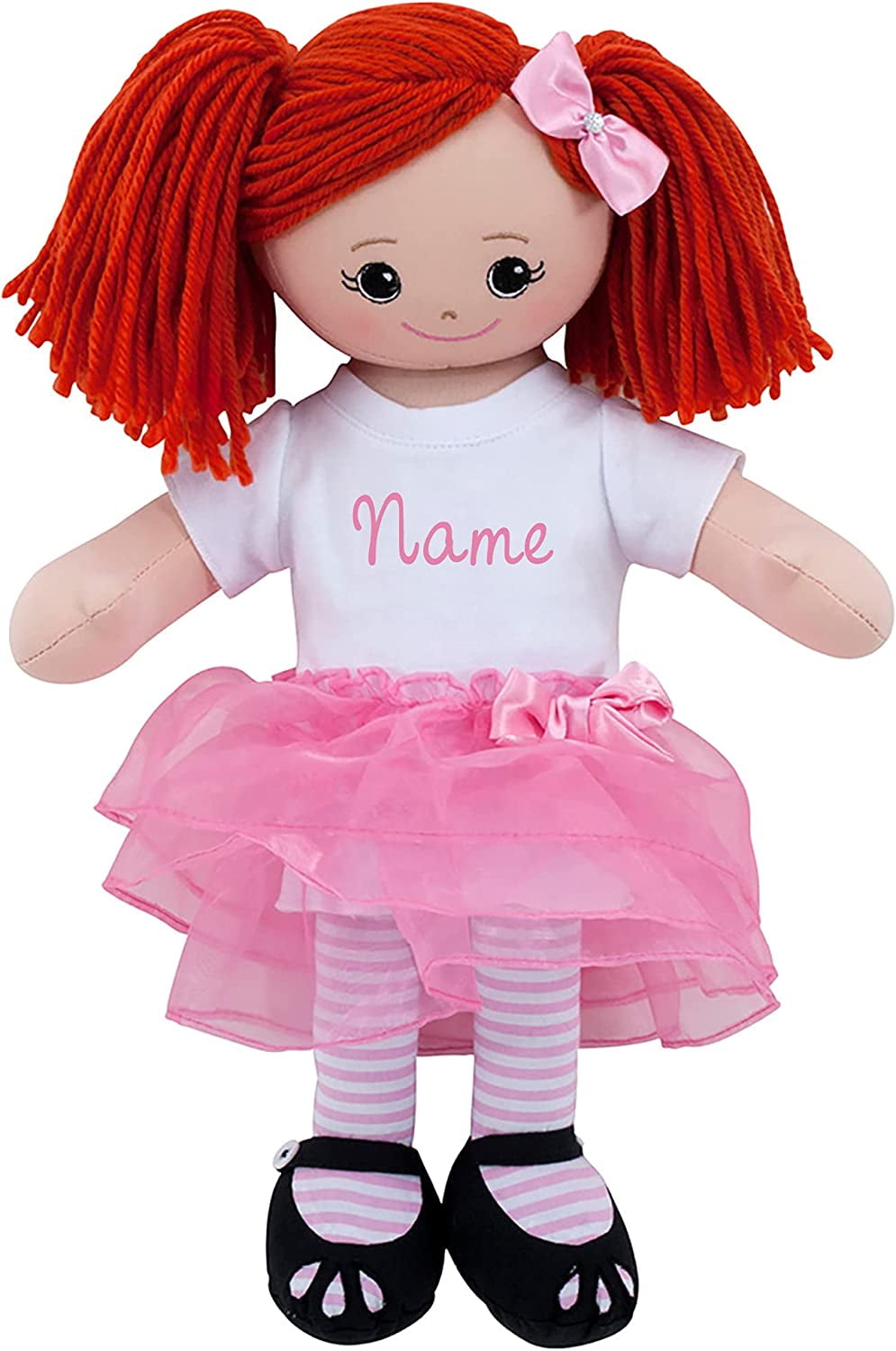 Personalized Ballerina Tutu Doll Hair With Clip and