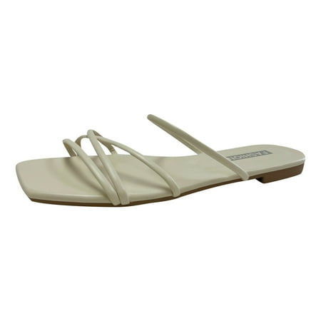 

XIEULQP Cushionaire Sandals Women Slippers Fashionable Simple Solid Color Retro Sandals Square Toe Open Toe Flat Bottoms Comfortable Non Slip and Large Sized Shoes Reef Sandals Women Beige