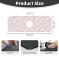thumbnail image 2 of Sikiie Swan1 Splash Guard for Sink Faucet-1 PC Super Absorbent Fast Drying Mat Sink Gadgets-Splash Guard for Kitchen, Sink Mat, 2 of 7