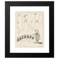 thumbnail image 2 of Dic Loscalzo 12x14 Black Modern Framed Museum Art Print Titled - Music Rhymes Pl1 (1927), 2 of 5