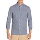 thumbnail image 1 of Lacoste Mens Gingham Button Up Shirt, Azul, X-Large Lacoste Botones al frente, 1 of 1