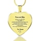 thumbnail image 1 of Collar de acero inoxidable con colgante de corazón de melocotón y llavero de amor, regalo de Navidad con personalidad, 1 of 6