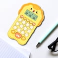 thumbnail image 3 of lionlar Calculatrice Électronique Mathématiques Aide à l'Apprentissage Mathématiques Jeu Éducatif Fonctionnel Jaune, 3 of 9