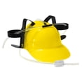 thumbnail image 4 of Casco para Beber Guzzler - Tapa para Sombrero de con para Cerveza Y Refrescos - Suministros para Fiestas , Amarillo, 4 of 7