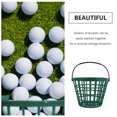 thumbnail image 2 of WHAMVOX 50Pcs Ball Basket for Golf Ball Green Stackable Range Bucket with Design, 2 of 4