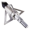 thumbnail image 5 of Velox CX Ballistic Stainless Steel Crossbow Broadheads, 0.14 lbs., 100 Grains, 3-Pack, 14691, Silver, 5 of 8