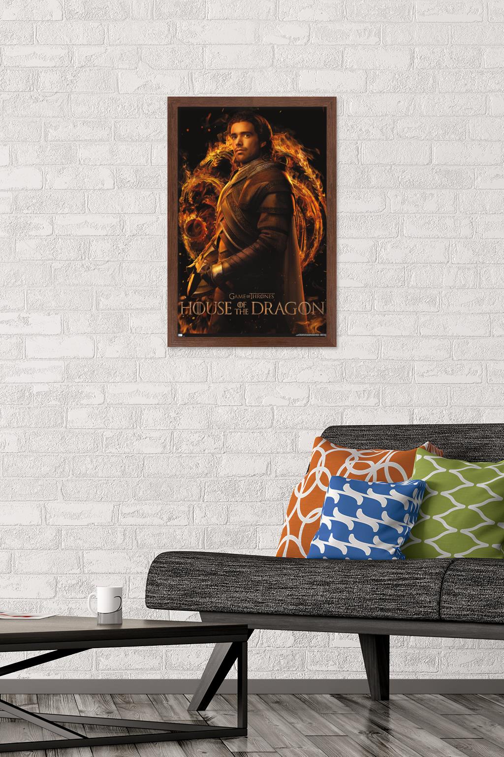House of the Dragon - Criston One Sheet Wall Poster, 14.725" x 22.375" Framed