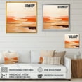 thumbnail image 4 of Designart "Minimalism: Brown Canyon Calm" Canyon Floater Framed Wall Art Prints, 4 of 5
