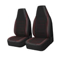 thumbnail image 4 of 2 fundas para reposacabezas de asientos delanteros y traseros, protector universal impermeable para cojines de asientos de SUV, sedanes, autos y Rojo, 4 of 8