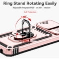thumbnail image 2 of Estuche GANGXUN para Samsung Galaxy A02S, soporte giratorio 360°, estilo mecánico y magnético, 2 of 5