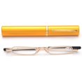 thumbnail image 1 of ZUVGEES Easy Carry Mini Compact Slim Reading Glasses—Lightweight Portable Readers with w/Pen Clip Tube Case, 1 of 6