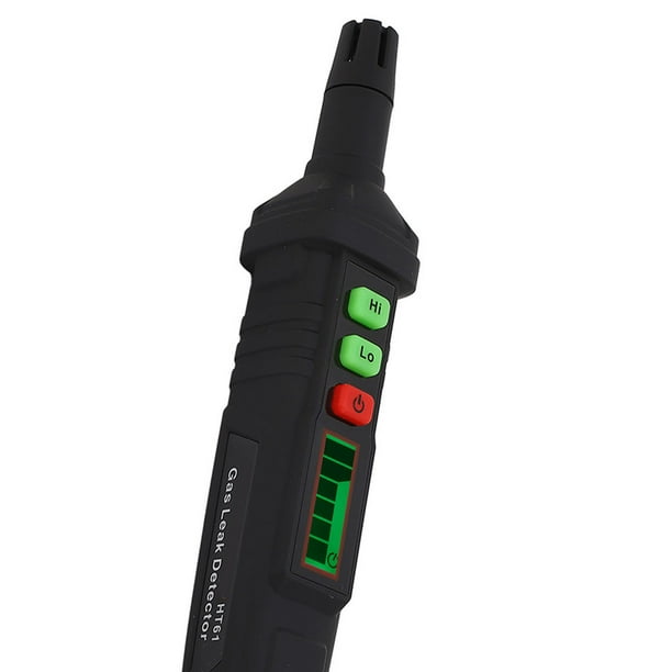 Detector de fugas de gas tipo bolígrafo Alarma de sonido y luz Sensible Alarma de gas combustible portátil para tuberías industriales domésticas