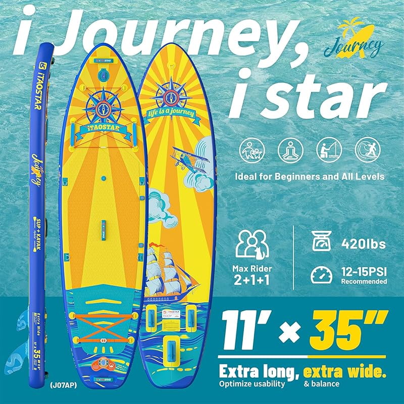 iTAOSTAR ジャーニー 11'6\" x 34\" x 6\" iTAOSTAR ジャーニー 11'6 x 34 x 6