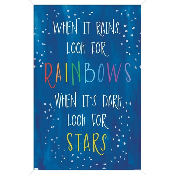 Erin Clark - Rain-Stars Wall Poster, 14.725" x 22.375", Framed