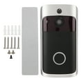 thumbnail image 2 of Timbre De Puerta De Video, Alarma De ángulo De Visión De 166 Grados, Timbre De Video Inalámbrico De Audio Silencioso De 2 Vías Con Tubo De Expansión Para Monitoreo De OTVIAP Video Intercom Doorbell, 2 of 8