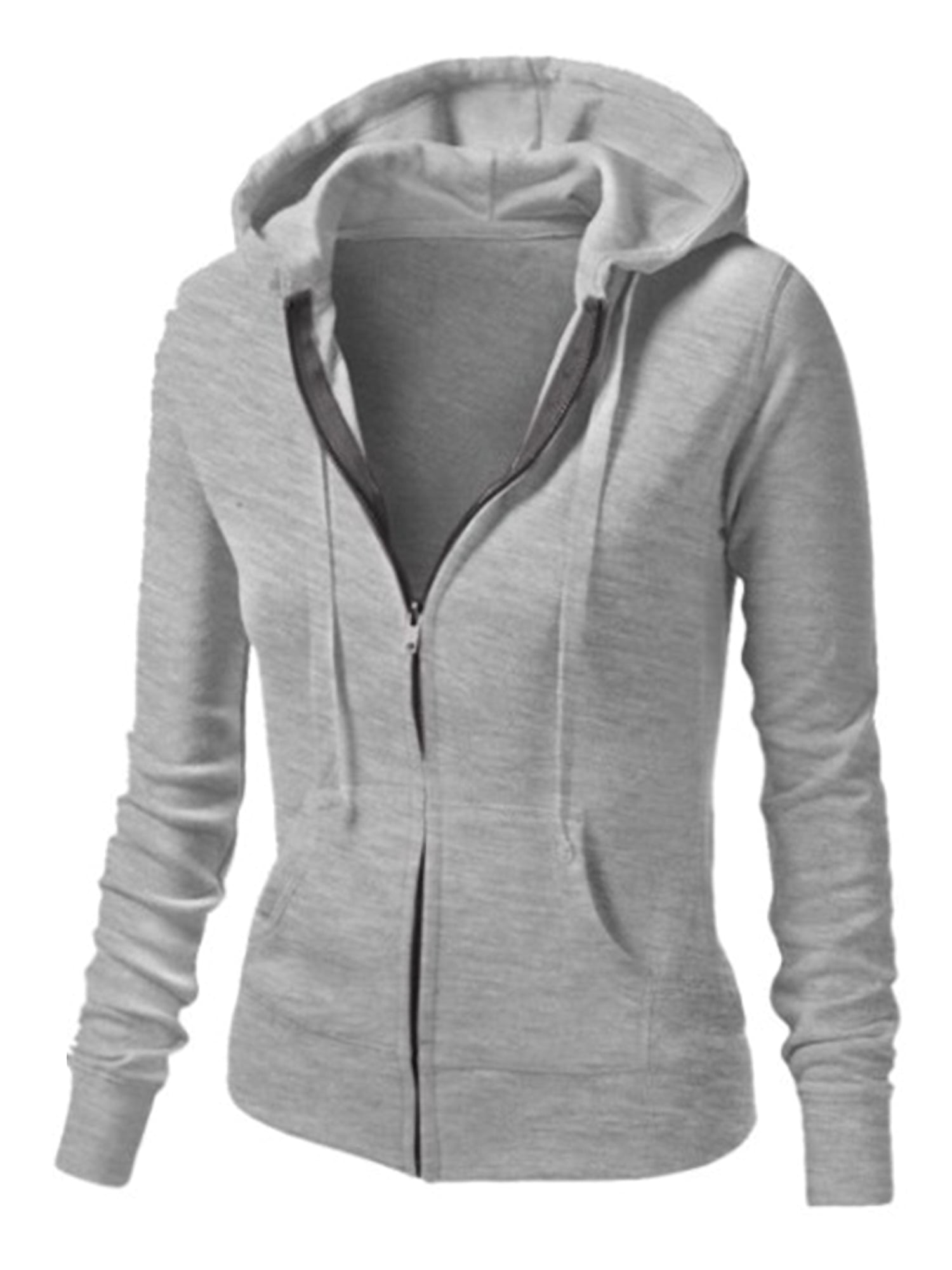 HIMONE Women Casual Zip Up Hoodie Lightweight Sweatshirt Hoodies ...