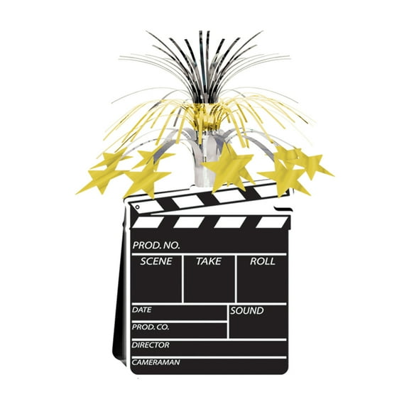 Movie Set Clapboard Centerpiece 15" - 12 Pack (1 Per Package)