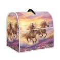 thumbnail image 3 of ZIATUBLES Kitchen Mixer Dust Cover Washable Appliance Decor Cover with Front Pockets and Top Handle Compatible with 6-8 Quart Foldable Home Accessories, Horse, 3 of 7