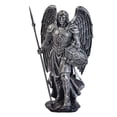 thumbnail image 4 of Figura de ángel guerrero, delicada y resistente estatua de ángel para gabinete de oficina o del hogar. Plata A, 4 of 9