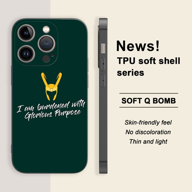 Ponte a la moda con esta innovadora funda para iPhone a prueba de golpes que presenta un diseño único de dibujos animados.