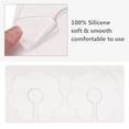 thumbnail image 5 of Graflsoa Silicone Nipple Covers (2-Pack) - Flower & Round Shapes, Transparent, All Skin Types, Lightweight & Reusable, 5 of 5