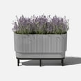 thumbnail image 2 of Veradek Demi Series Raised 30" Long Plastic-Stone Planter, 2 of 8