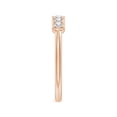 thumbnail image 5 of ANGARA Natural Pave Set Diamond Bar Ring with Milgrain in 14K Rose Gold for Women (Size-2mm| Color-G| Clarity-VS2) | April Birthstone, Anniversary, Jewelry Gift for Women | Natural Diamond Ring, 5 of 11