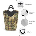 thumbnail image 4 of YFYANG 50L Foldable Laundry Hamper, Waterproof Oxford Fabric Baroque Style Floral Texture Laundry Bag Laundry Baskets, 4 of 6