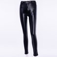 thumbnail image 1 of Wish pantalones sexys de cuero de pu ajustados a la cadera para motocicleta, mallas color melocotón, además de tu guardarropa de entrenamiento, 1 of 3