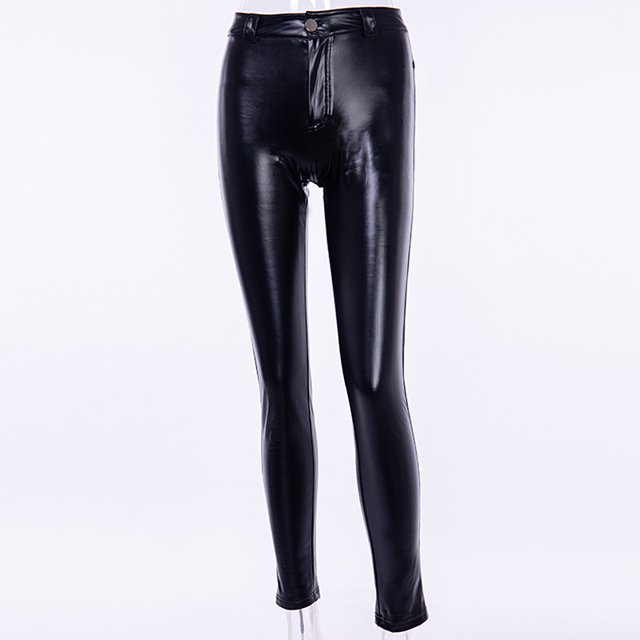 Wish pantalones sexys de cuero de pu ajustados a la cadera para motocicleta, mallas color melocotón, además de tu guardarropa de entrenamiento