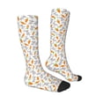thumbnail image 3 of Balery Cute Rabbit Printed Novelty Socks Men's Women's Crew Socks Sports Socks Knee High Socks Cotton Socks Quirky and Cool Socks, 3 of 9