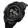 thumbnail image 7 of Multifunctional Outdoor Electronic Watch, Time Date Alarm Stopwatch Pedometer Compass Barometer Tracking for Hiking Camping Mountaineering Adventure Use, 7 of 7