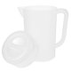 thumbnail image 3 of Dispensador de agua fría para cocina, jarra de agua de plástico reutilizable, jarra de jugo transparente para refrigerador con tapa, 3 of 6