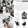 4 Packs Vintage Scrapbook OIF8 Cutout Paper Window Frame Decorative