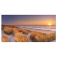 thumbnail image 2 of Sunset on Texel Island Beach - Modern Seashore Canvas Wall Art, 2 of 3
