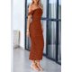 thumbnail image 4 of Vestido largo con hombros descubiertos para mujer PRETTYGARDEN, verano 2025, 4 of 9