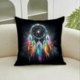 thumbnail image 4 of 1pc Dream Catcher 3D Single-sided Printing Pillow Cover 18x18 Inch For Home Sofa Living Room Bedroom Outdoor Festival Decor - Machine Washable（No Pillow Core）, 4 of 5