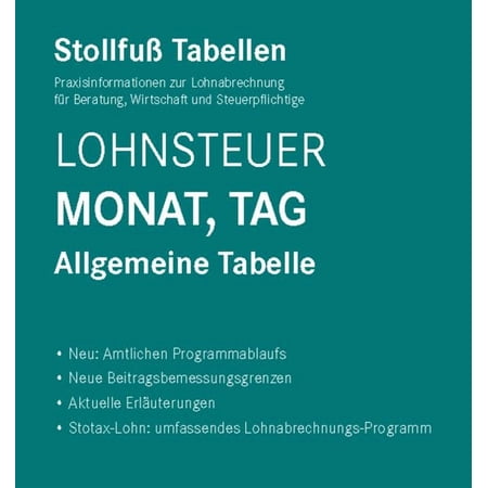 Tabelle, Lohnsteuer 2026 Monat, Tag: Allgemeine Tabelle mit 8 % + 9 % Kirchensteuer (Paperback)