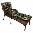 thumbnail image 2 of Coussin Capitonné pour Chaise Longue d'Extérieur en Polyester Filé, 74 Po X 19 Po, Écossais, 2 of 4