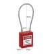 thumbnail image 4 of Candados Lockout Tagout de 3.3 pulgadas con llave igualada, candado de seguridad de plástico rojo, 4 of 4