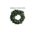 thumbnail image 3 of 12" Canadian Pine Artificial Christmas Wreath, Faux Pine Christmas Wreath, Seasonal Indoor Home Decor, 3 of 9