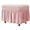 Pink, variant on Wishrage High Stretch Seersucker Fabric Ottoman Slipcovers Rectangle Footstool Cover with Skirt Modern Furniture Protector for Home Decor Bedroom Living Room Balcony