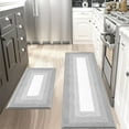 thumbnail image 5 of Ileading 2 Piece Bath Rug Set Microfiber Washable Non Slip Bathroom Rug and Mat Set, 5 of 8